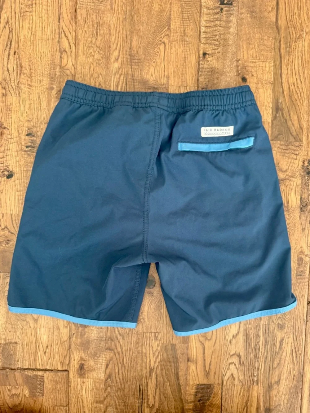 Fair Harbor Kids Anchor Swim Trunks Surf Striped Built‎ In Brief Liner Size L J